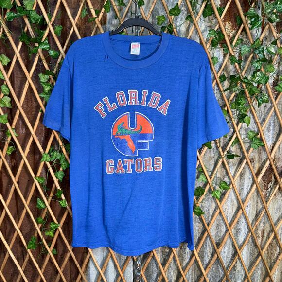 Vintage Y2K Florida gators paper thin collegiate 90s t-shirt - Picture 1 of 4